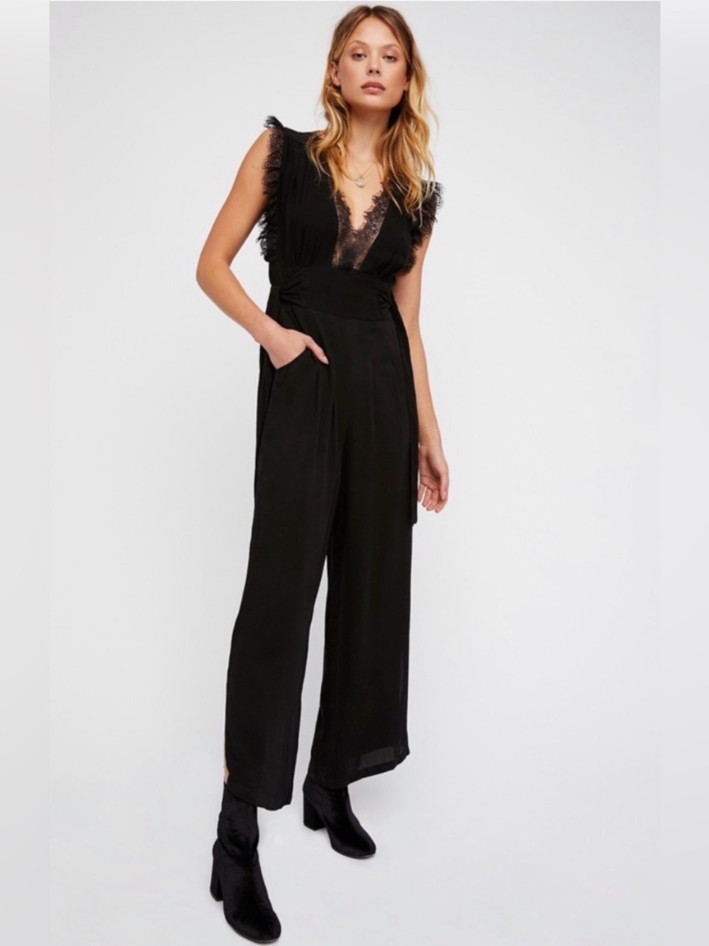 Free People CEM Jumpsuit In Black